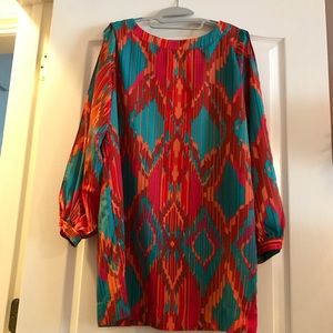 Romeo & Juliet Geometric Print Sheath Dress Large